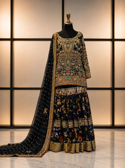 Noir Gulnaar Bridal Ensemble