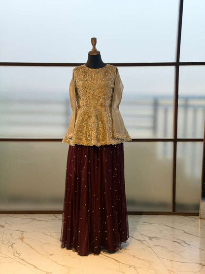 Bordeaux & Gold