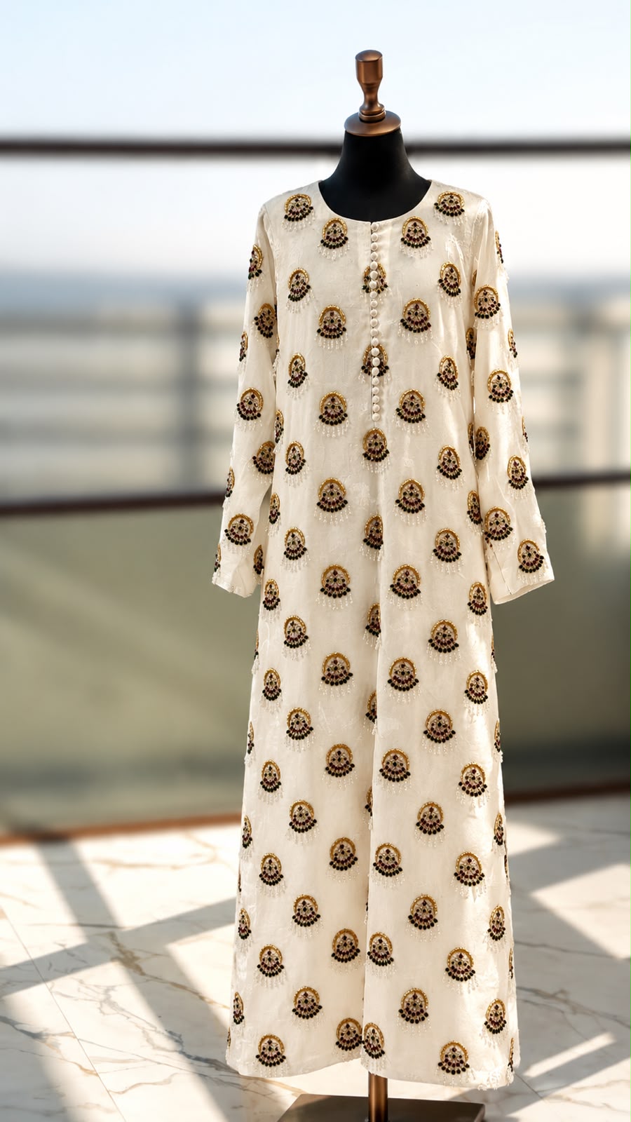 Ivory Velvet Jewel